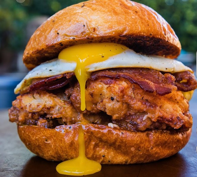 Breakfast Chicken Sandwich