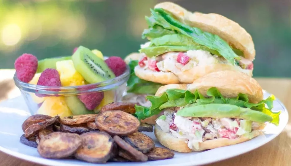 Mini Chicken Salad Sandwiches