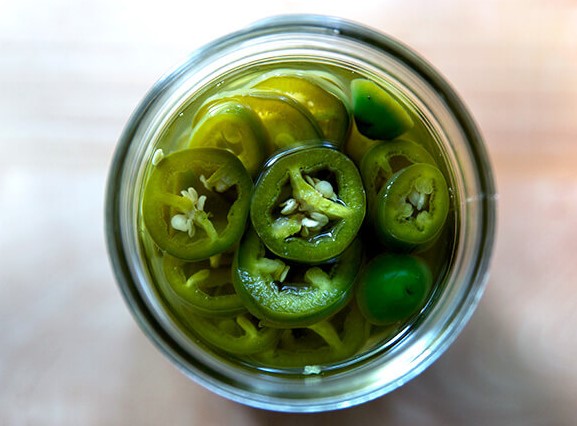 Pickled Jalapeños and Pepper Jack Cheese