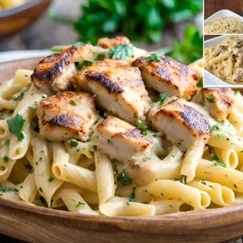 Blackened Chicken Alfredo Pasta Recipe