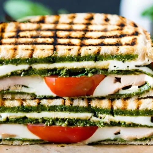 Chicken Caprese Pesto Panini