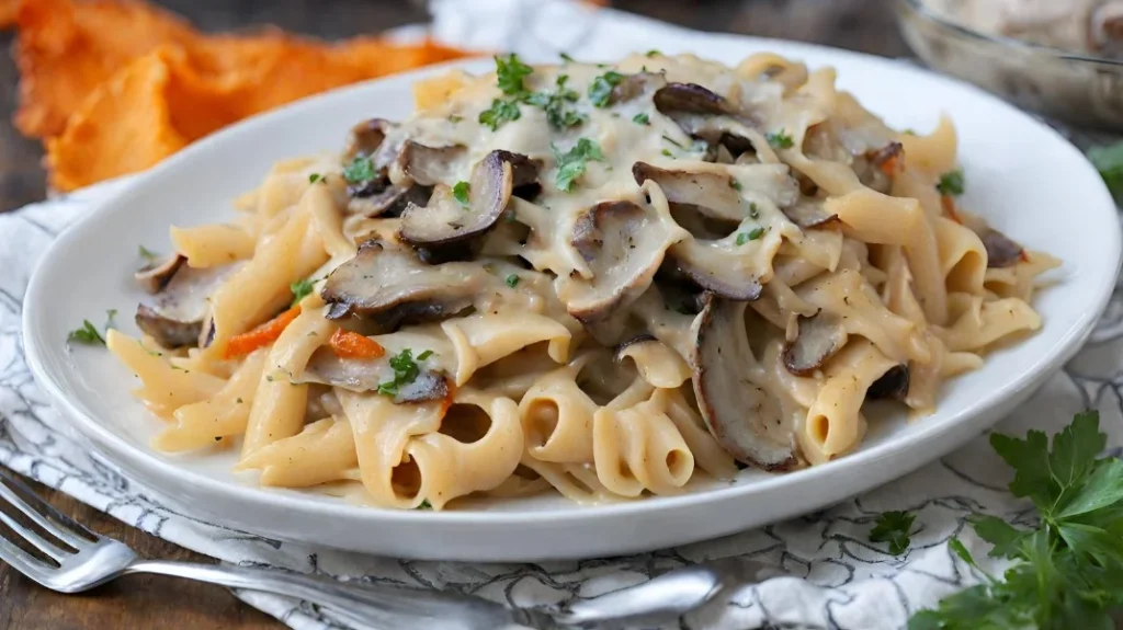 Chicken of the Woods Mushroom Pasta