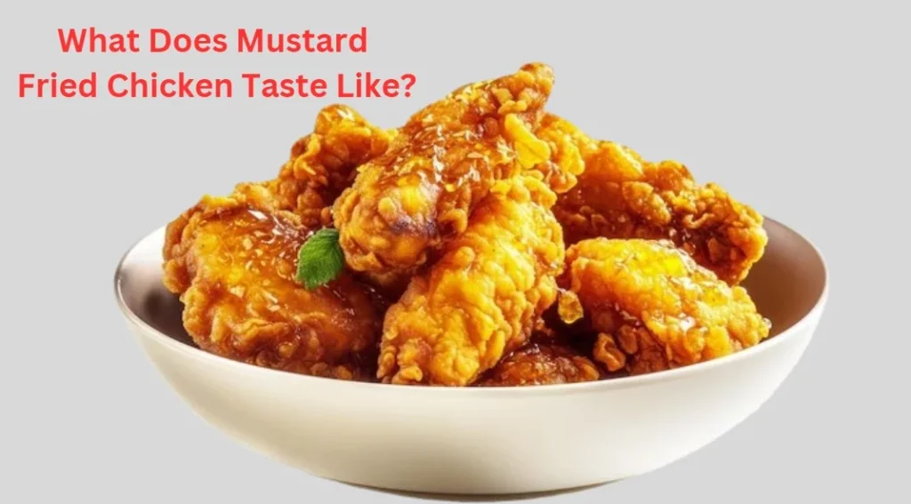 What Does Mustard Fried Chicken Taste Like