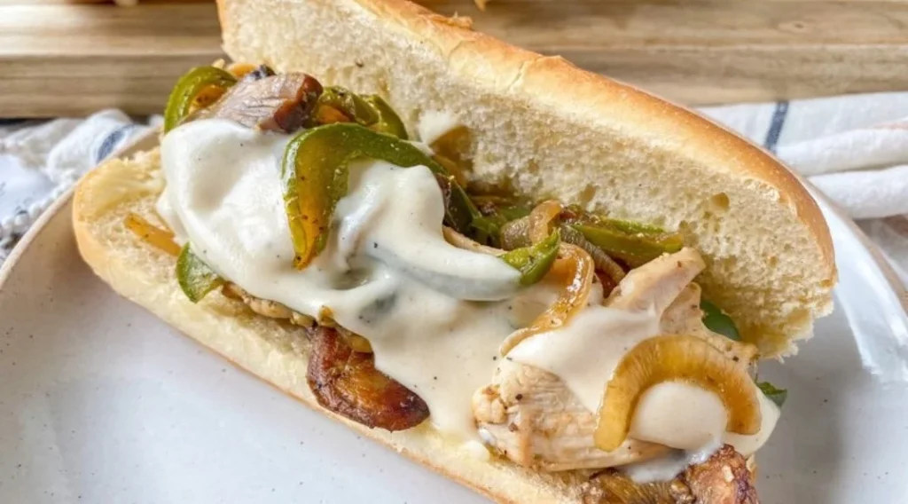 Chicken Cheese Steak Recipe