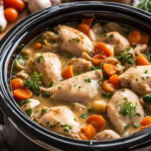 Crock Pot Leftover Chicken Recipe