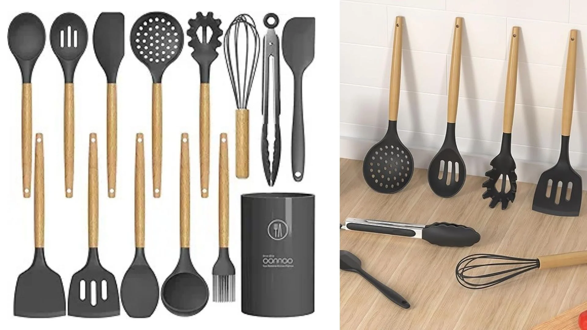 Silicone Cooking Utensils Kitchen Utensil Set