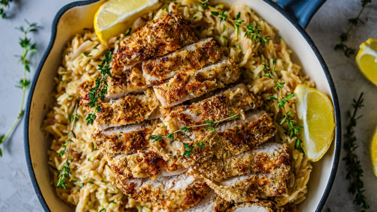 Lemon Orzo Chicken Recipe