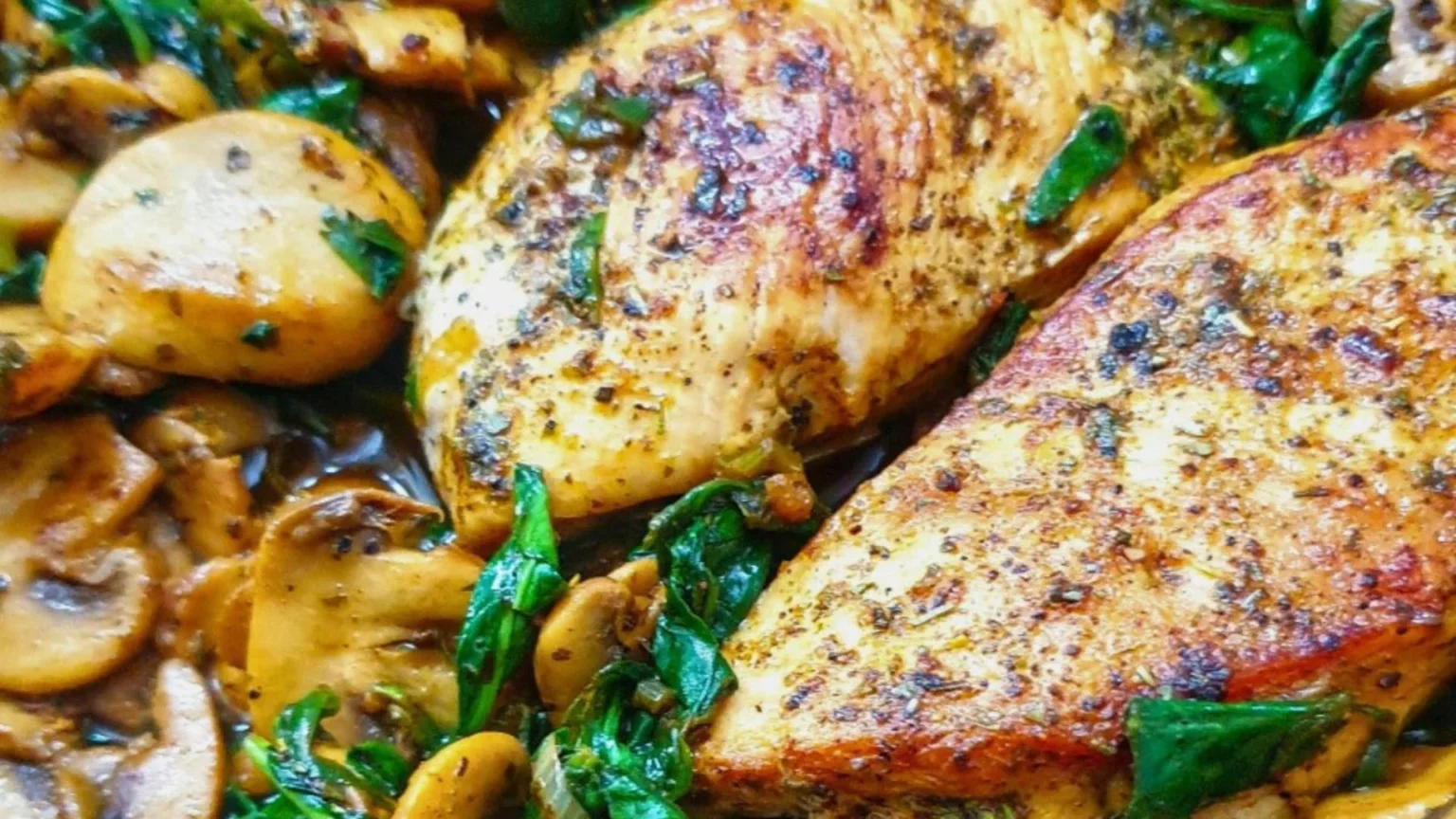 Chicken Mushroom And Spinach Recipes