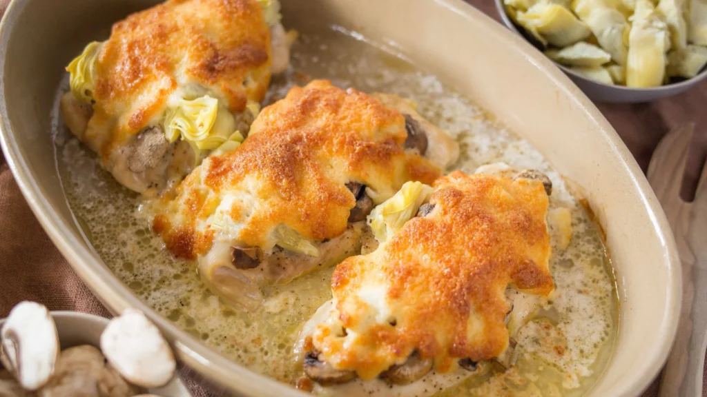 artichoke chicken mushroom recipe